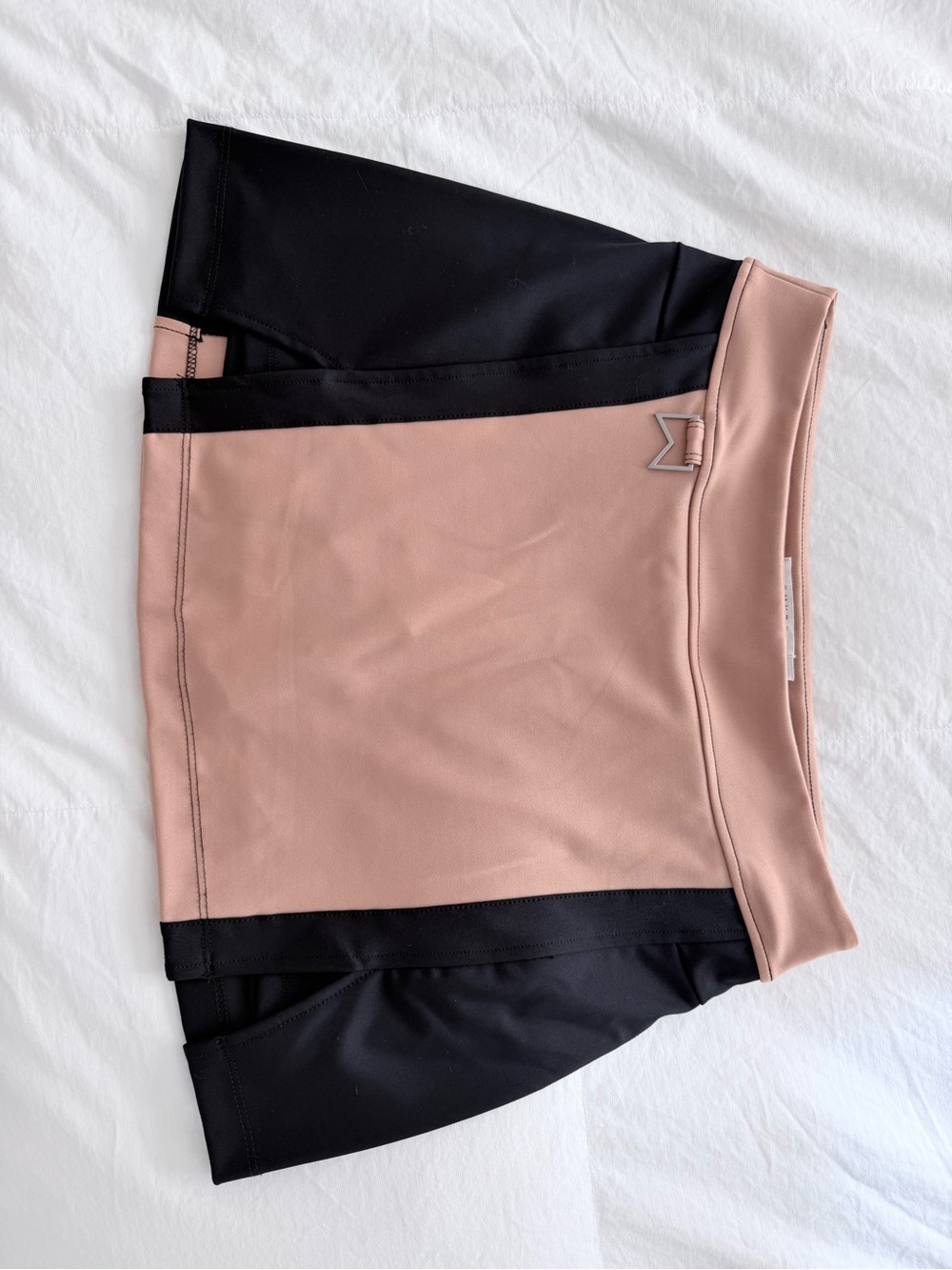 Rhude Brown Tank Top  and Matching Skirt with Black Side Panels - Picture 5 of 6